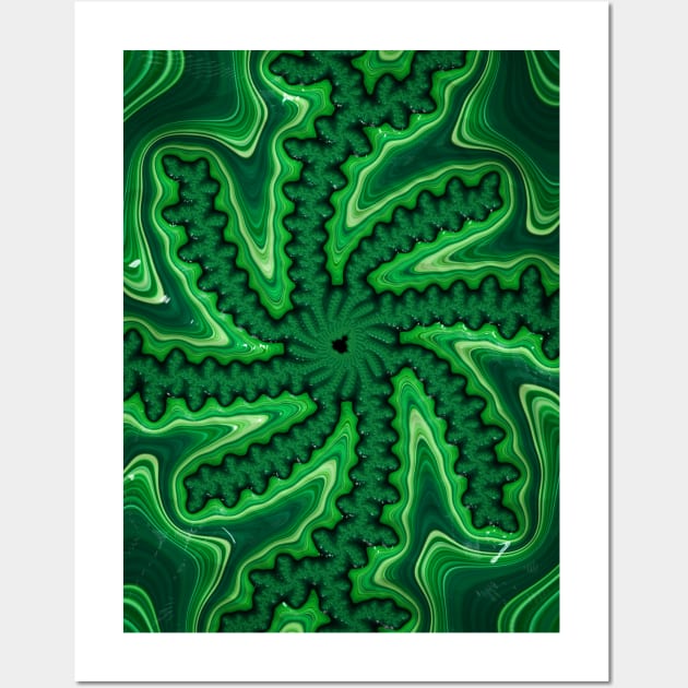 Malachite Fractals 1 Wall Art by fascinating.fractals